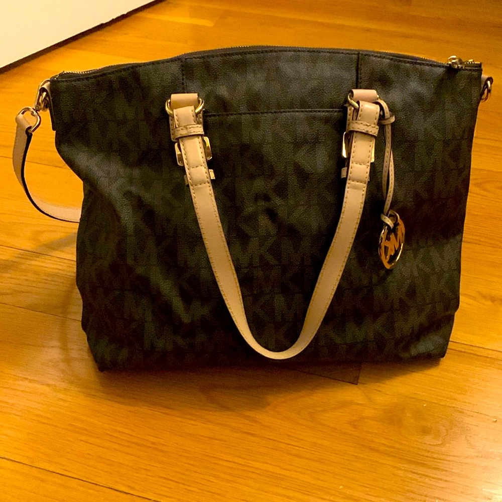 Large brown logo Michael Kors bag